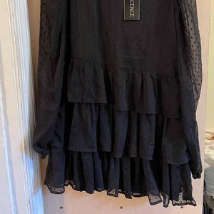 NWT Nasty Gal Black Mini Dress